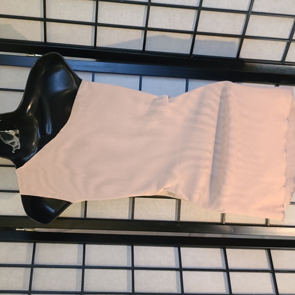 NNG Design One Shoulder Peach Sequin Top sz S/M - Picture 6 of 10